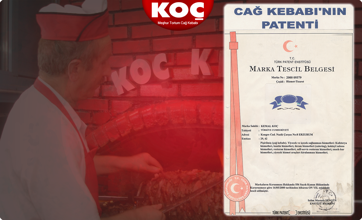 Koç Cağ Kebap Patent